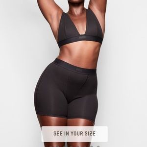 Skims Cotton Rib Boxer Shorts